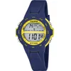 Image de Calypso Montre Enfant Digitale - Bracelet Caoutchouc Bleu - Étanche 10 ATM - Date Calendrier Chronographe Double Heure Lumière Alarme 12/24 h - Junior Collection - K5850/5