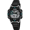 Image de Calypso Montre Digitale Enfant Caoutchouc Noir - Verre Haute Résistance - Étanche 10 ATM - Date et Calendrier - Chronographe - Double Heure - Lumière - Alarme - Format 12/24h K5853/4 - Digital Crush