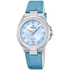 Image de Festina Montre Femme Analogique Cuir Bleu - Quartz - Verre minéral Haute résistance - Étanche 5 ATM - Élégante, Classique et Vintage - Date F20701/3 - Mademoiselle