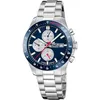 Image de LOTUS Montre Homme Analogique Acier Inoxydable 316L Argenté - Mouvement Quartz - Chronographe - Calendrier - Verre Minéral Haute Résistance - Étanche 10 ATM 18994/5 Chrono