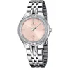 Image de Festina Montre Femme Analogique Acier Inoxydable 316L Argenté - Quartz - Verre minéral Haute résistance - Étanche 5 ATM - Calendrier F16867/6 - Mademoiselle