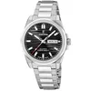 Image de Festina Swiss Made Montre Homme Analogique - Acier Inoxydable 316L Argenté - Quartz - Calendrier - Verre Saphir Résistant - Étanche 10 ATM - F20073/5 Classic Steel