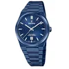 Image de Festina Swiss Made Montre Homme Analogique - Acier Inoxydable 316L Bleu - Quartz - Calendrier - Verre Saphir Haute Résistance - Étanche 10 ATM - F20078/1 Rive Collection
