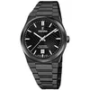 Image de Festina Swiss Made Montre Homme Analogique - Acier Inoxydable 316L Noir - Quartz - Calendrier - Verre Saphir Haute Résistance - Étanche 10 ATM - F20080/1 Rive Collection