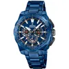 Image de Festina Montre Homme Analogique - Acier Inoxydable 316L Bleu - Mouvement à Quartz - Chronographe - Calendrier - Verre Minéral Haute Résistance - Étanche 20 ATM - F20729/1 Chrono Bike