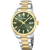 Image de Festina Montre Homme Analogique en Acier Inoxydable 316L Multicolore - Mouvement Quartz - Calendrier - Verre Minéral Haute Résistance - Étanche 5 ATM F20738/2