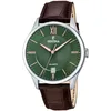 Image de Festina Montre Homme Analogique en Cuir Marron - Mouvement Quartz - Calendrier - Verre Minéral Haute Résistance - Étanche 5 ATM - Élégante et Classique F20426/8