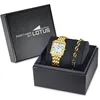 Image de LOTUS Montre Femme Analogique en Acier Inoxydable 316l Doré