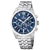 Image de Festina Montre Homme Analogique en Acier Inoxydable 316L Argenté - Mouvement Quartz - Chronographe - Calendrier - Verre Minéral Résistant - Étanche 10 ATM F20742/1 Timeless Chronograph