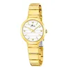 Image de Lotus Montre Femme Analogique en Acier Inoxydable 316l Doré