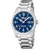 Image de LOTUS Montre Homme Minimaliste Bracelet Acier Inoxydable 316L Argenté   Montre Analogique avec Calendrier   Style Classique et Élégant   Verre Minéral   10 ATM   Mouvement à Quartz 19054/2