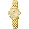 Image de Festina Montre Femme Analogique en Acier Inoxydable 316L Doré
