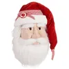 Image de Krist+ Figurine décorative Père Noël Tête Blanc Rouge Polystyrène 45 x 77 x 24 cm