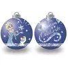 Image de ARDITEX Disney-Frozen II WD13416 Lot de 10 Boules de Noël Ø 6 cm