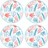 Image de Floorart - 4 Sets de table ronds Mer des Caraïbes multicolores - D.40 cm OS