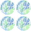 Image de Floorart - 4 Sets de table ronds Mer de Java multicolores - D.40 cm OS