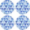 Image de Floorart - 4 Sets de table ronds Mer Adriatique bleus - D.40 cm OS