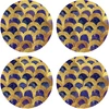 Image de Floorart - 4 Sets de table ronds deluxe 1 multicolores - D.40 cm OS