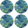 Image de Floorart - 4 Sets de table ronds fond de mer multicolores - D.40 cm OS