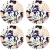 Image de Floorart - 4 Sets de table ronds napperons Bahamas multicolores - D.40 cm OS