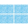 Image de Floorart - 4 Sets de table rectangulaires vagues japonaises 1 bleus - 30x45 cm OS