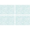 Image de Floorart - 4 Sets de table rectangulaires vagues japonaises 2 multicolores - 30x45 cm OS