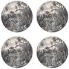 Image de Floorart - 4 Sets de table ronds Puerto Rico multicolores - D.40 cm OS