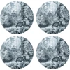 Image de Floorart - 4 Sets de table ronds léopard bleus - D.40 cm OS