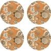 Image de Floorart - 4 Sets de table ronds oiseau 2 multicolores - D.40 cm OS