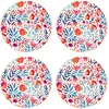 Image de Floorart - 4 Sets de table ronds à motifs floraux multicoloress multicolores - D.40 cm OS