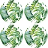 Image de Floorart - 4 Sets de table exotique ronds multicolores - D.40 cm OS