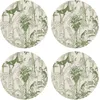 Image de Floorart - 4 Sets de table ronds chimpanzés verts - D.40 cm OS