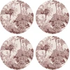 Image de Floorart - 4 Sets de table ronds palmier rouges - D.40 cm OS