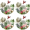 Image de Floorart - 4 Sets de table ensemble animaux de la jungle dans un motif ronds multicolores - D.40 cm OS