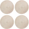 Image de Floorart - 4 Sets de table ronds osier multicolores - D.40 cm OS