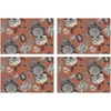 Image de Floorart - 4 Sets de table Oiseau rectangulaires 3 multicolores - 30x45 cm OS