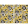 Image de Floorart - 4 Sets de table rectangulaires oiseau 4 multicolores - 30x45 cm OS