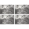 Image de Floorart - 4 Sets de table rectangulairess napperons port rico multicolores - 30x45 cm OS