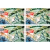 Image de Floorart - 4 Sets de table rectangulairess leaves_colours multicolores - 30x45 cm OS
