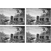 Image de Floorart - 4 Sets de table rectangulairess elephant_family multicolores - 30x45 cm OS