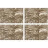 Image de Floorart - 4 Sets de table rectangulaires Santo Domingo sépia - 30x45 cm OS