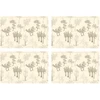 Image de Floorart - 4 Sets de table rectangulaires Trees sépia - 30x45 cm OS