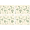Image de Floorart - 4 Sets de table rectangulaires Trees verts - 30x45 cm OS