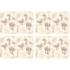 Image de Floorart - 4 Sets de table rectangulaires Arbres rouges - 30x45 cm OS