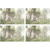 Image de Floorart - 4 Sets de table rectangulaires Haïti multicolores - 30x45 cm OS