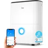 Image de MIDEA Déshumidificateur d air Anti Moisissure 20L - WIFI/APP, Purification electrique, Adsorbeur d'humidité auto, Mode Séchage du Linge & Anti-Condensation - Dehumidifier Idéal pour 50m²