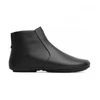 Image de Camper pour femme. K400313-002 Right Nina Bottines en cuir noir (36), Plat, Fermeture éclair, Casuel