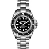 Image de Bobroff Tabarca - Professional Montre de plongée automatique pour hommes, 1000 m, noir, 44MM, Helium Valve BF001