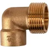 Image de Raccord laiton coudé 90 degrés à souder - M 3/4' - Diamètre 16 mm