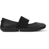 Image de Camper pour femme. 21595-242 Ballerines en cuir noir Right Nina (36), Plat, 1 à 3 cm, Casuel, Durable